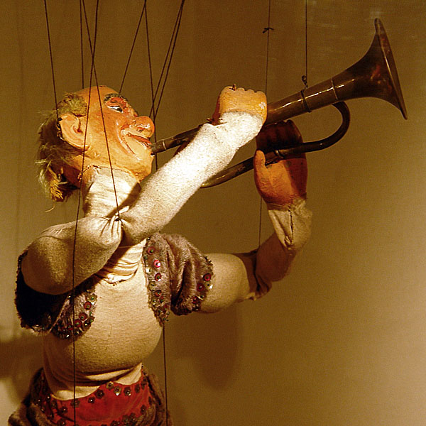 Marionetten Trompeter
